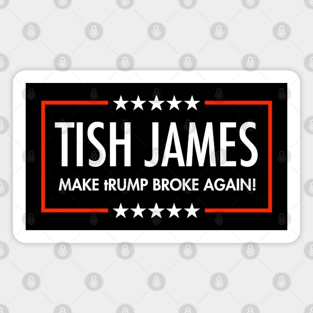 Tish James - Make tRUMP Broke Again Magnet by skittlemypony